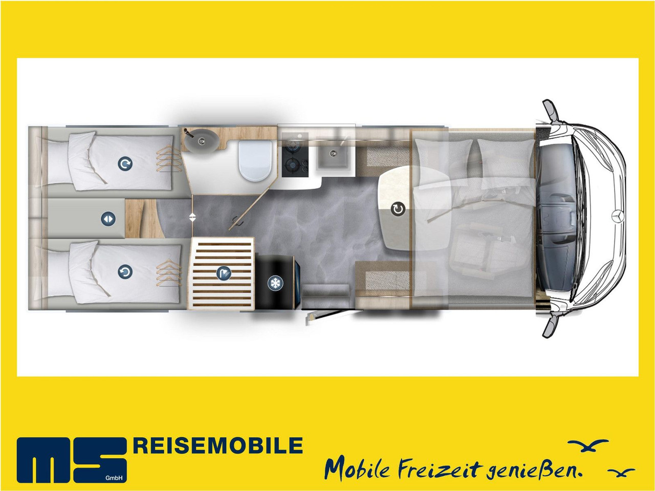Eura Mobil INTEGRA LINE GT 726 EF /MB 170PS-9G / MOD.2025 - Integrated motorhome: picture 2 Eura Mobil INTEGRA LINE GT 726 EF /MB 170PS-9G / MOD.2025 - Integrated motorhome: picture 2