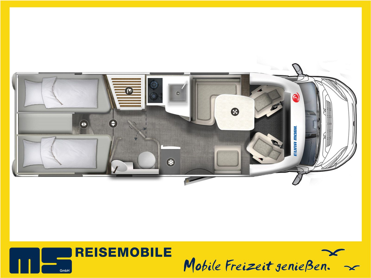 Eura Mobil PROFILA T 720 EB - 101 EDITION / EINZELBETTEN - Semi-integrated motorhome: picture 2 Eura Mobil PROFILA T 720 EB - 101 EDITION / EINZELBETTEN - Semi-integrated motorhome: picture 2