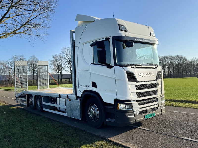 Scania R450 NGS 6X2 Machine Transporter / Oprij Vrachtwagen Euro 6 Automaat - Full Air - 2019 - Autotransporter truck: picture 5 Scania R450 NGS 6X2 Machine Transporter / Oprij Vrachtwagen Euro 6 Automaat - Full Air - 2019 - Autotransporter truck: picture 5