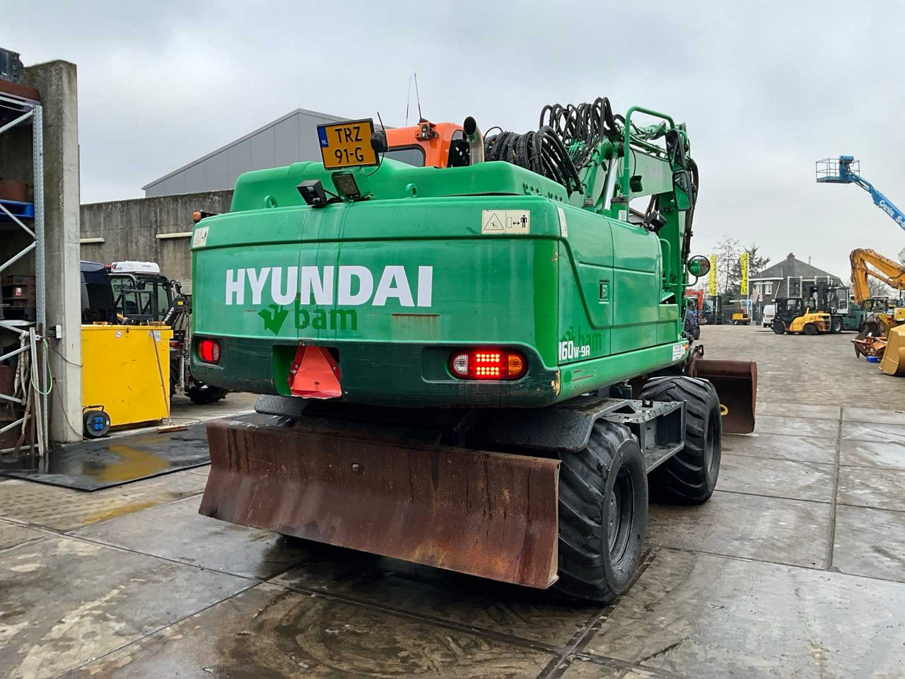 2015 HYUNDAI 160W-9A WHEELED EXCAVATOR - Wheel excavator: picture 3 2015 HYUNDAI 160W-9A WHEELED EXCAVATOR - Wheel excavator: picture 3