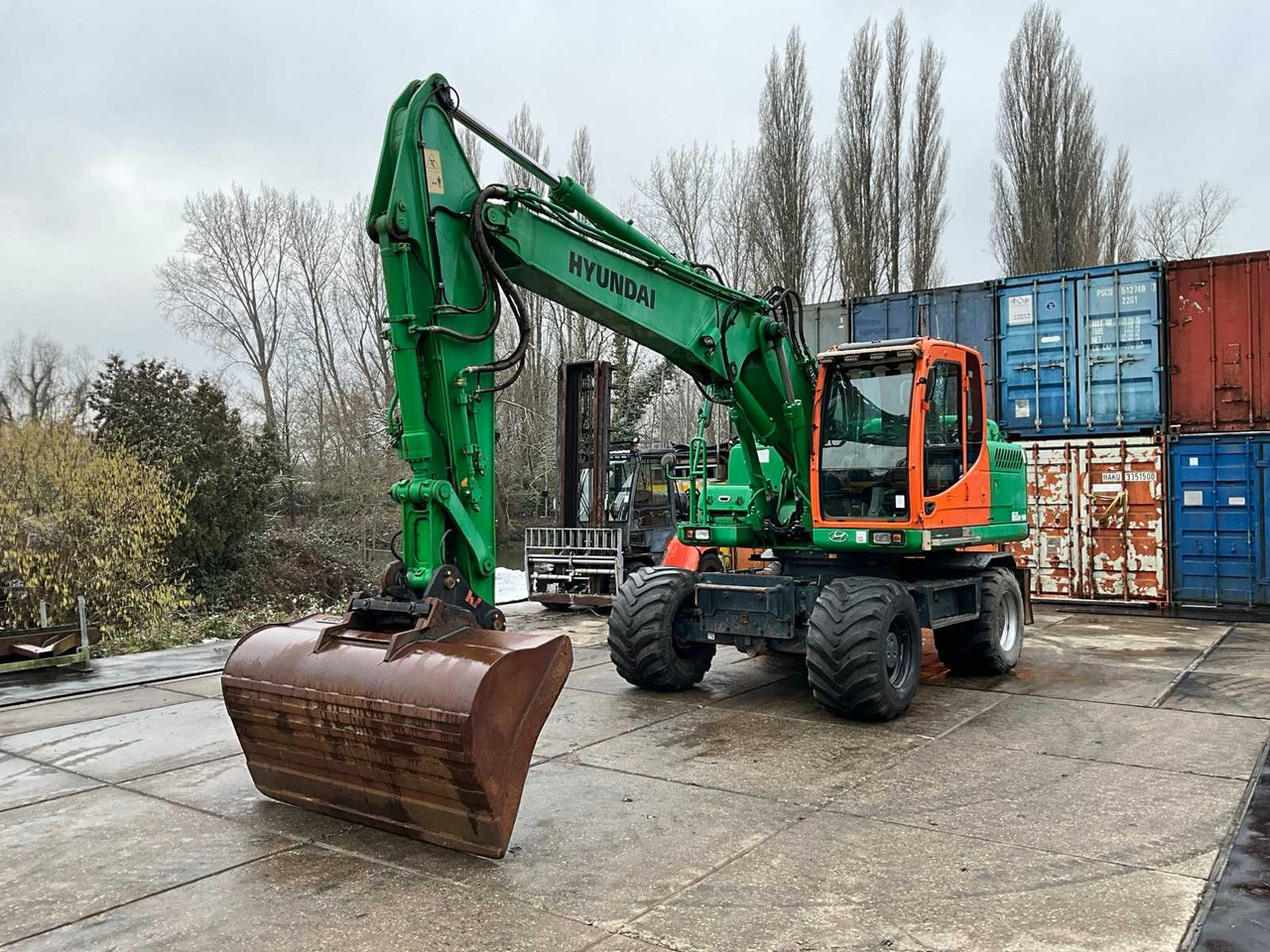 2015 HYUNDAI 160W-9A WHEELED EXCAVATOR - Wheel excavator: picture 1 2015 HYUNDAI 160W-9A WHEELED EXCAVATOR - Wheel excavator: picture 1