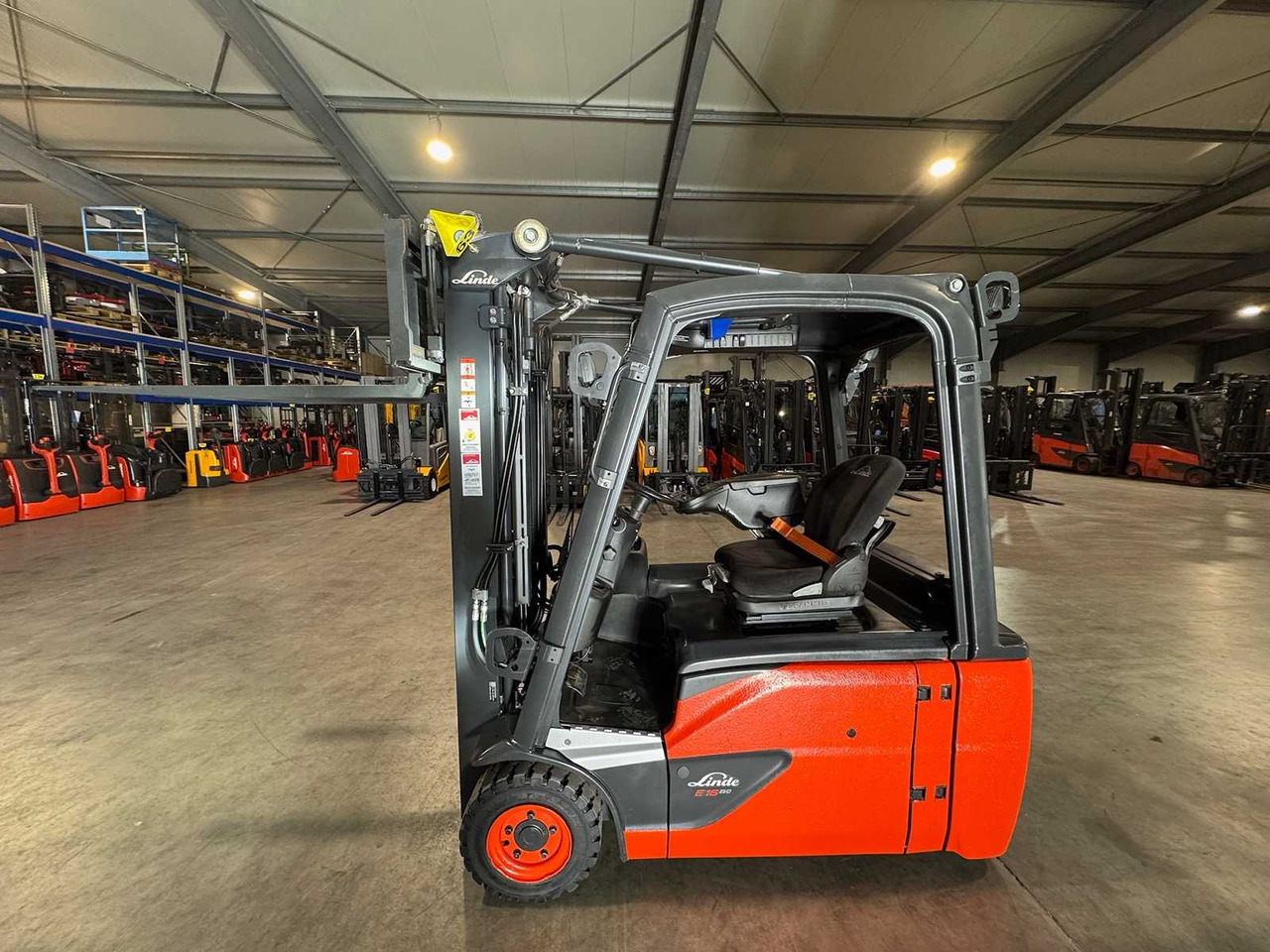 2020 SERVICE+UVV 10/2026 LINDE E16 DUPLEX FREE LIFT 3RD + 4TH VALVE ELECTRIC FORKLIFT 12,549 HOURS - Forklift: picture 2 2020 SERVICE+UVV 10/2026 LINDE E16 DUPLEX FREE LIFT 3RD + 4TH VALVE ELECTRIC FORKLIFT 12,549 HOURS - Forklift: picture 2