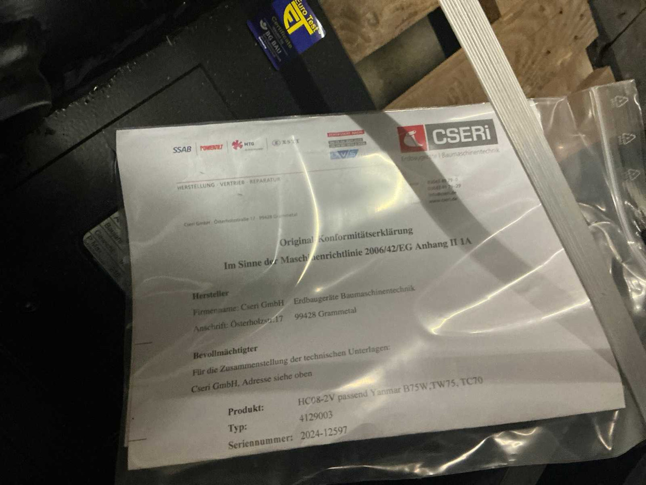 2024 YANMAR HC08-2V QUICK COUPLER, HYDR. - Wheel loader: picture 5 2024 YANMAR HC08-2V QUICK COUPLER, HYDR. - Wheel loader: picture 5