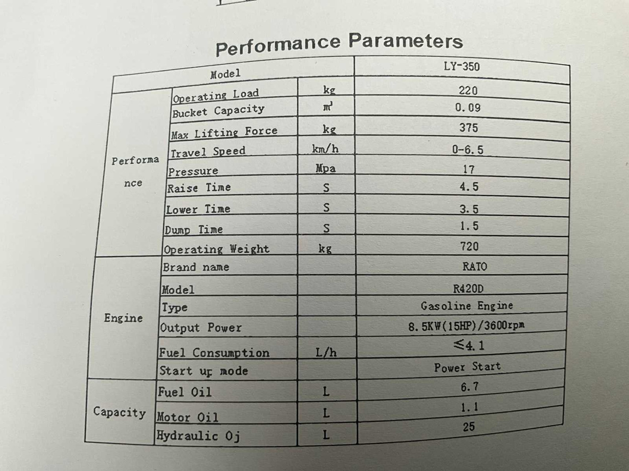 Compact track loader 2025 - HH - LY-350 - SKID STEER LOADER: picture 31