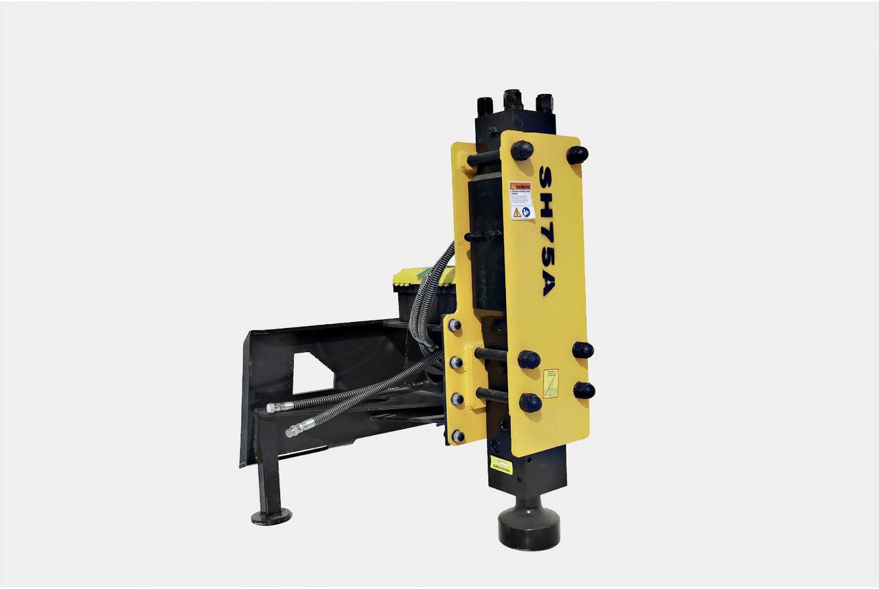 Rhino-cross Hydraulic post driver - Attachment for Construction machinery: picture 1 Rhino-cross Hydraulic post driver - Attachment for Construction machinery: picture 1