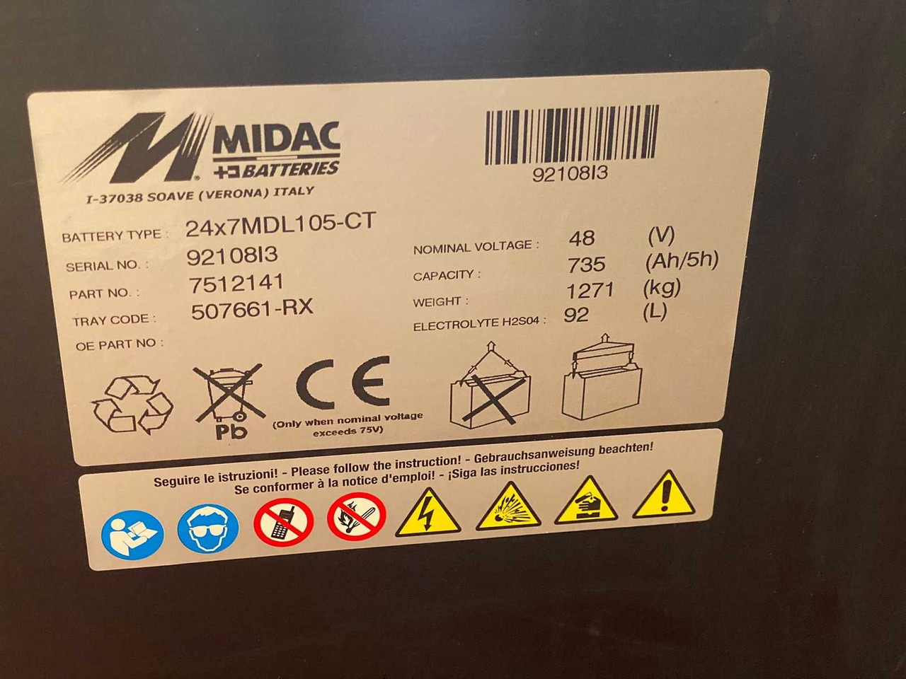 Forklift DOOSAN - 2018 - BC25S-7 - 4.29M TRIPLEX, FREE-LIFT, SIDE-SHIFT - FORKLIFT: picture 7 Forklift DOOSAN - 2018 - BC25S-7 - 4.29M TRIPLEX, FREE-LIFT, SIDE-SHIFT - FORKLIFT: picture 7