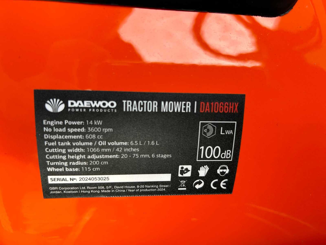 Garden mower Daewoo DA1066HX: picture 10