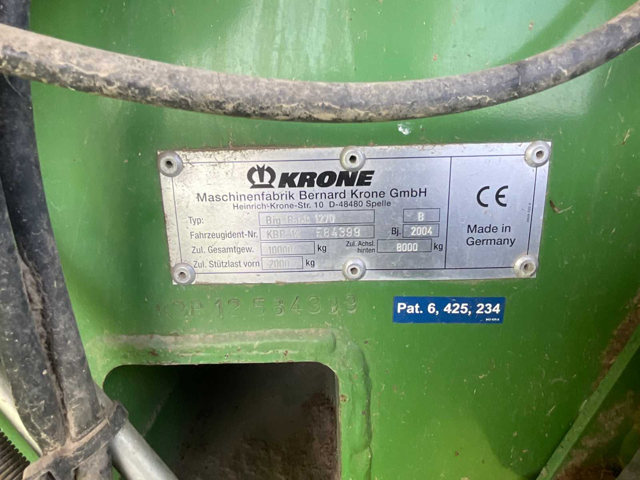Square baler Krone Big pack 1270: picture 22