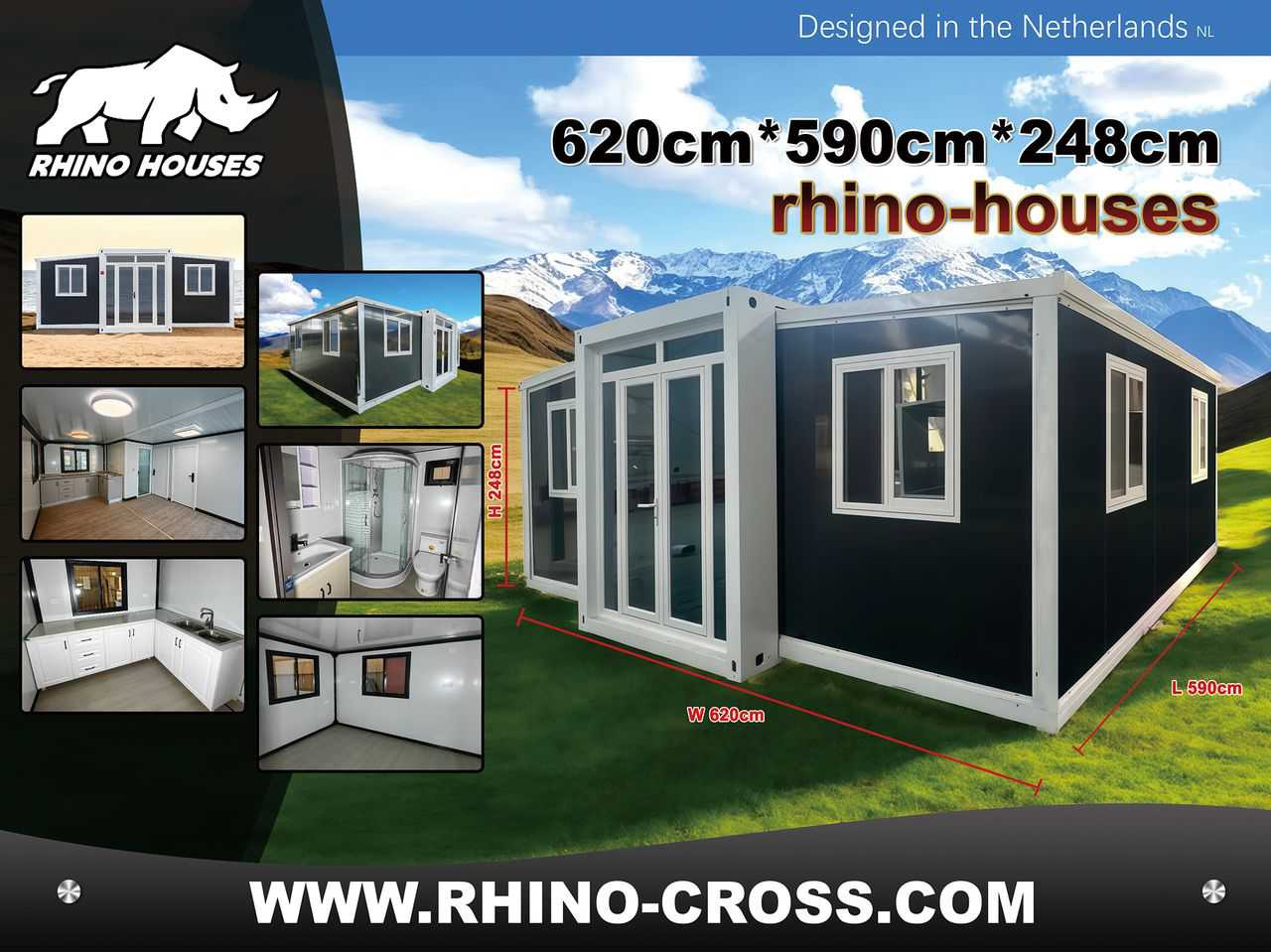 Rhino Houses 36,5 m2 - Construction container: picture 2 Rhino Houses 36,5 m2 - Construction container: picture 2
