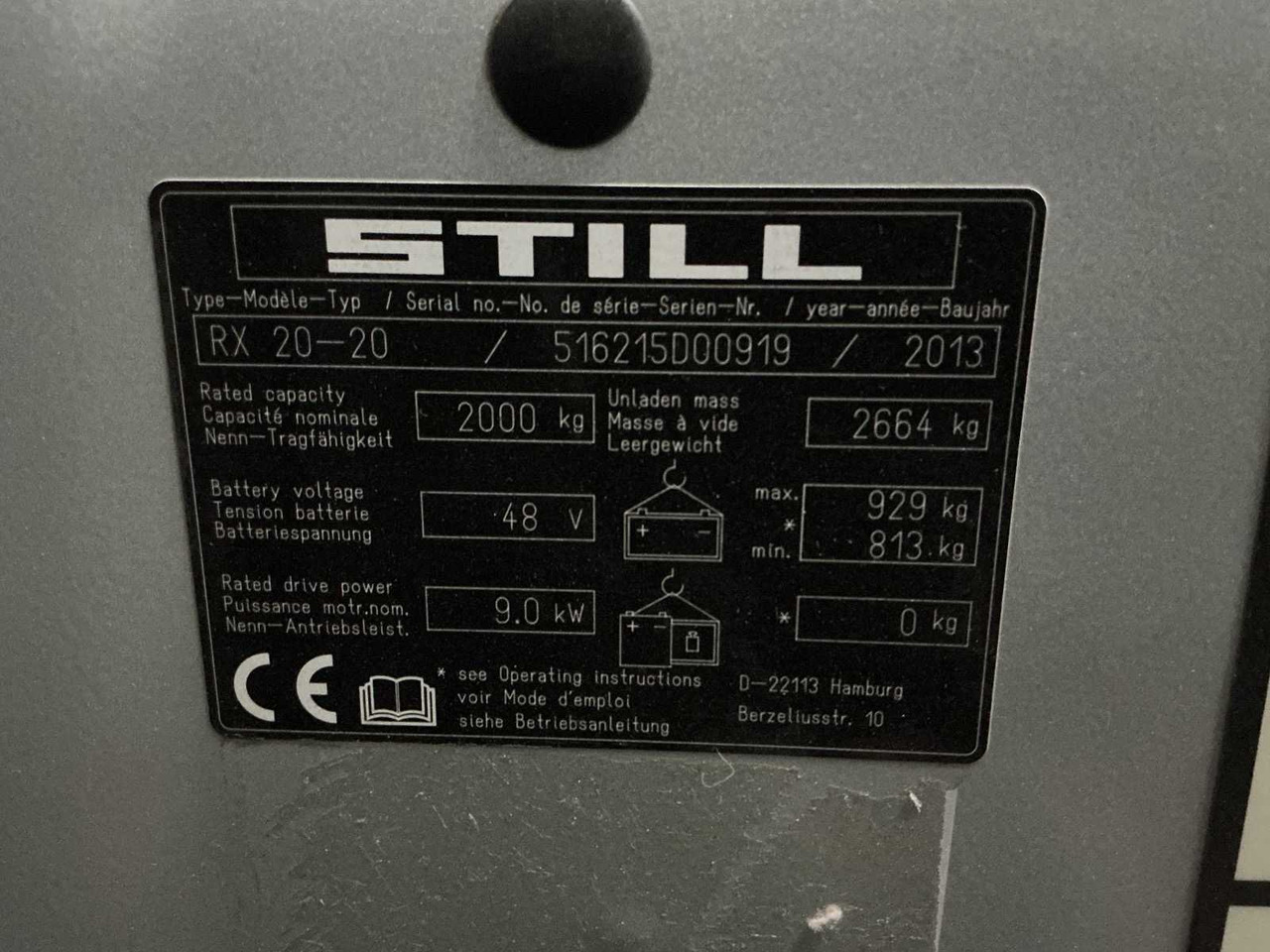 Forklift STILL - RX20-20 - FORKLIFT TRUCKS - 2013: picture 11