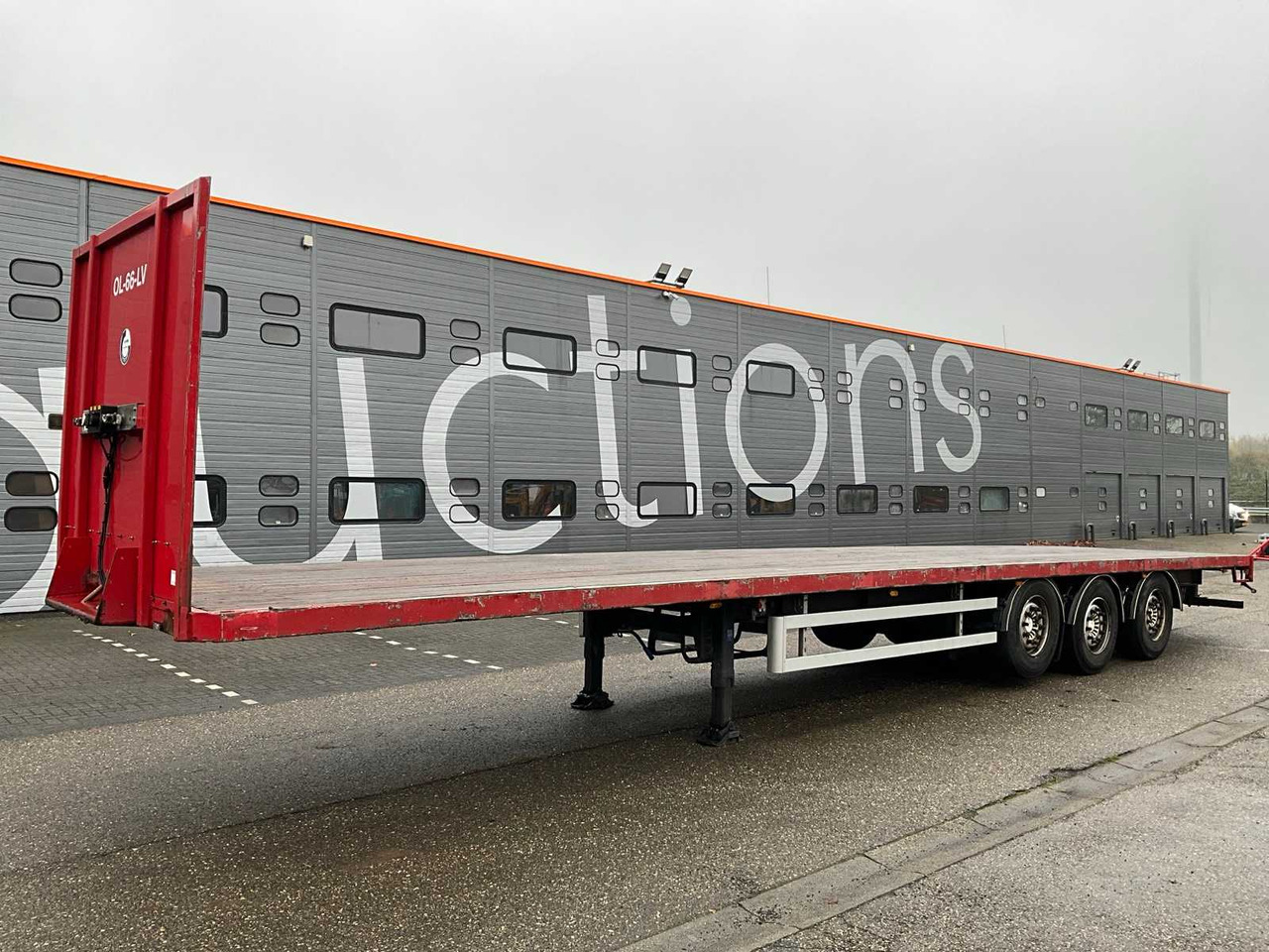 Semi-trailer 2011 LAG O3GT50 FLAT SEMI TRAILER OL-66-LV: picture 1