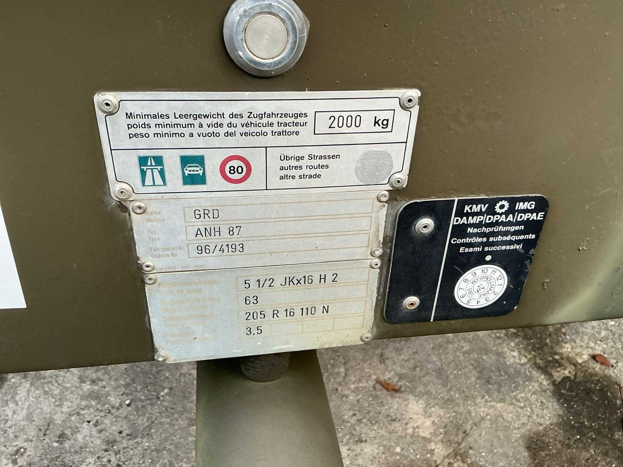 1997 FRECH-HOCH GRD ANH 87 SACHTRANSPORTTRAILER - Trailer: picture 4 1997 FRECH-HOCH GRD ANH 87 SACHTRANSPORTTRAILER - Trailer: picture 4