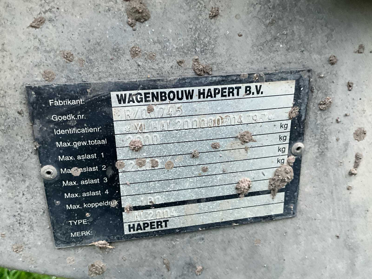 Trailer 2008 HAPERT AL2004 TRAILER: picture 8