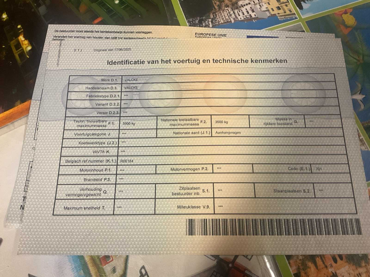 2010 A.VALCKE 3500. - Trailer: picture 3 2010 A.VALCKE 3500. - Trailer: picture 3