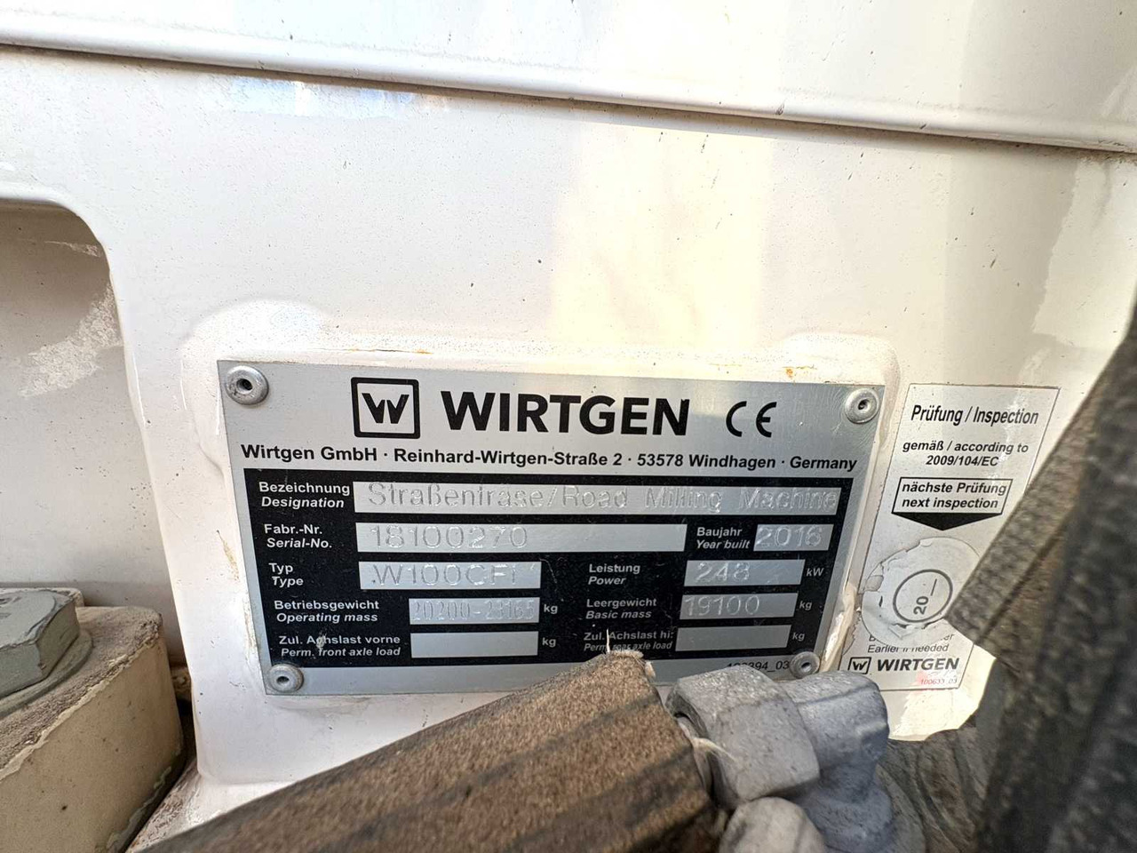 Wirtgen W100 CFI - Cold planer: picture 4 Wirtgen W100 CFI - Cold planer: picture 4