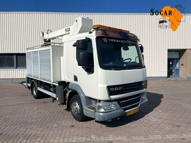 DAF LF 45.160 CUSTERS Hoogwerker 14,5 mtr / Skyworker 14,5mtr - Truck mounted aerial platform: picture 1 DAF LF 45.160 CUSTERS Hoogwerker 14,5 mtr / Skyworker 14,5mtr - Truck mounted aerial platform: picture 1