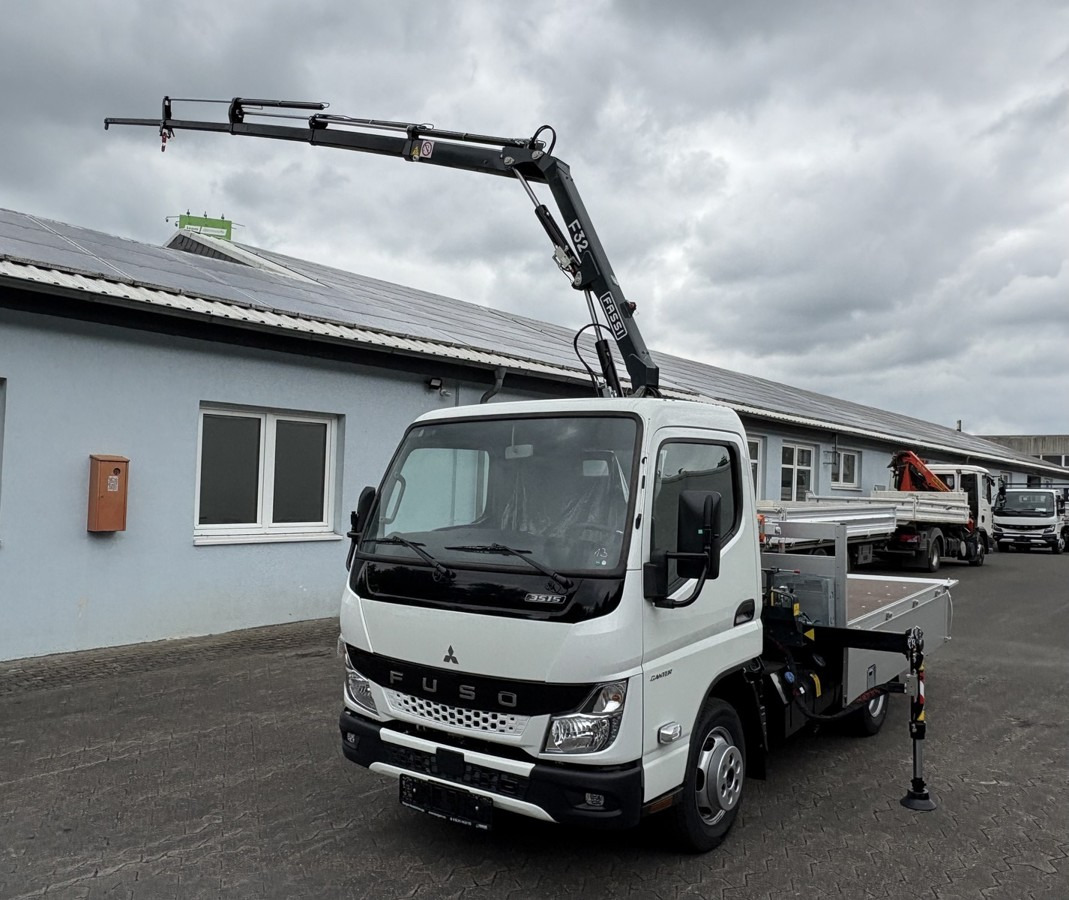 FUSO 3S15 Alu Pritsche 2.80m Ladekran Funk! sofort ve - Dropside/ Flatbed truck, Crane truck: picture 1 FUSO 3S15 Alu Pritsche 2.80m Ladekran Funk! sofort ve - Dropside/ Flatbed truck, Crane truck: picture 1