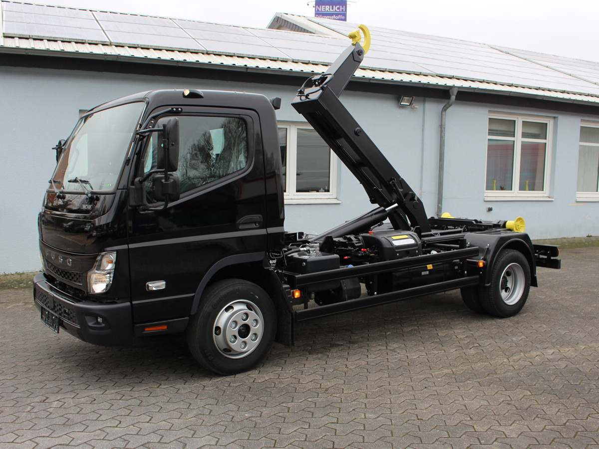 FUSO Canter FUSO 9C18 Duonic City Abrollkipper Black - Hook lift truck, Crane truck: picture 1 FUSO Canter FUSO 9C18 Duonic City Abrollkipper Black - Hook lift truck, Crane truck: picture 1