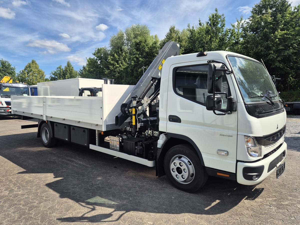 FUSO FUSO 9C18 Canter Alu Pritsche 5.5m Kran 3x hydr. - Open body delivery van: picture 1 FUSO FUSO 9C18 Canter Alu Pritsche 5.5m Kran 3x hydr. - Open body delivery van: picture 1