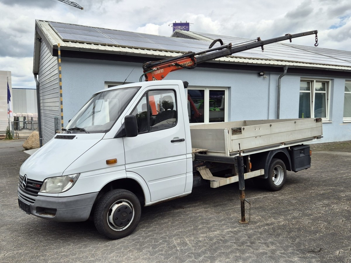 MERCEDES-BENZ Sprinter 413 313 Pritsche Kran Palfinger PC2300 - Open body delivery van: picture 1 MERCEDES-BENZ Sprinter 413 313 Pritsche Kran Palfinger PC2300 - Open body delivery van: picture 1