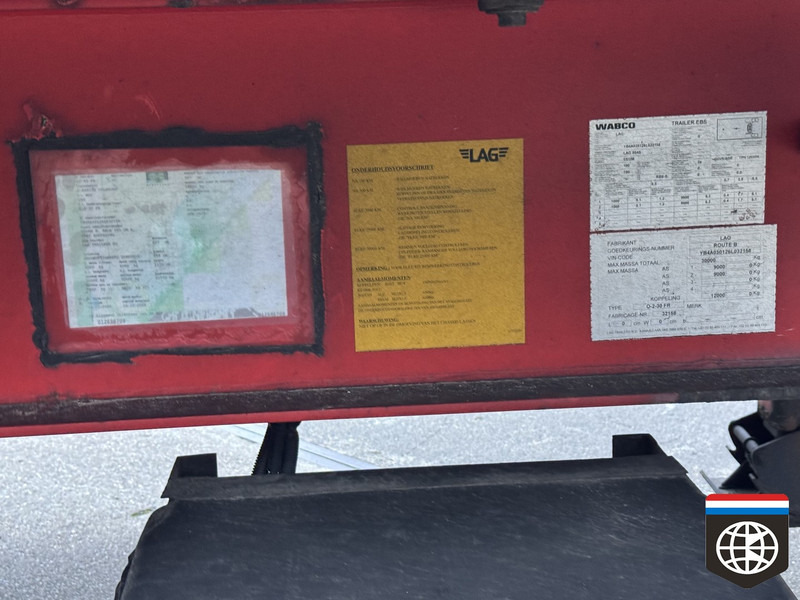 Refrigerator semi-trailer LAG 0-2-30 FR FRIGO CITY TRAILER / TAIL LIFT / 2x SAF AXLE DISK 1x LIFT AXLE 1x STEER AXLE: picture 8