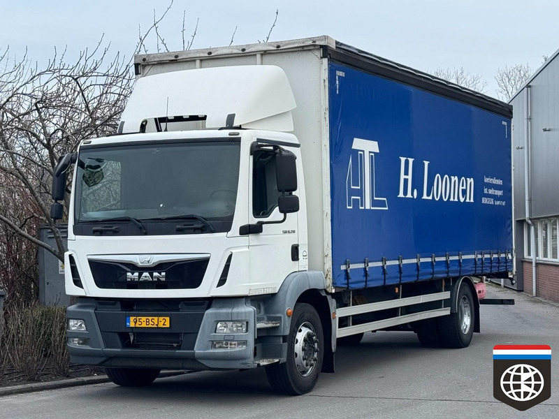 MAN TGM 18 290 - Curtain side/roof - new tyres - - Curtain side truck: picture 1 MAN TGM 18 290 - Curtain side/roof - new tyres - - Curtain side truck: picture 1