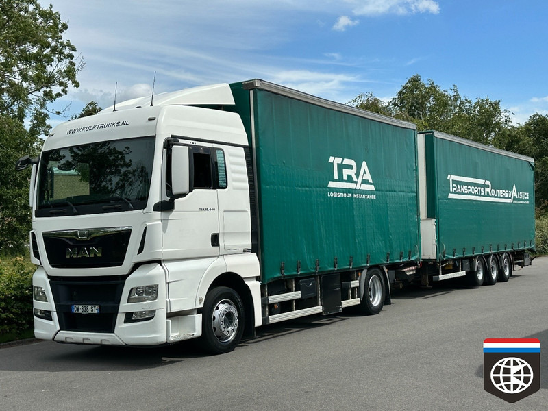 MAN TGX 18 440 NIGHT A/C - RETARDER - COMBI FREUHAUF - Curtain side truck: picture 1 MAN TGX 18 440 NIGHT A/C - RETARDER - COMBI FREUHAUF - Curtain side truck: picture 1