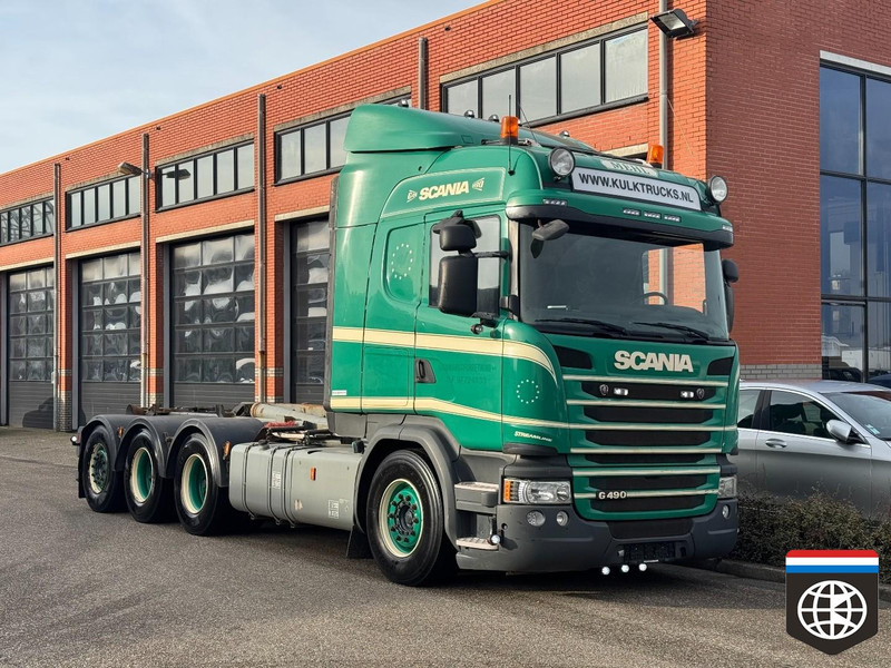 Scania R 490 MEILER HOOK 25t remote - Highline 8X4 / 4 - SPECIAL INTERIOR - Hook lift truck: picture 2 Scania R 490 MEILER HOOK 25t remote - Highline 8X4 / 4 - SPECIAL INTERIOR - Hook lift truck: picture 2