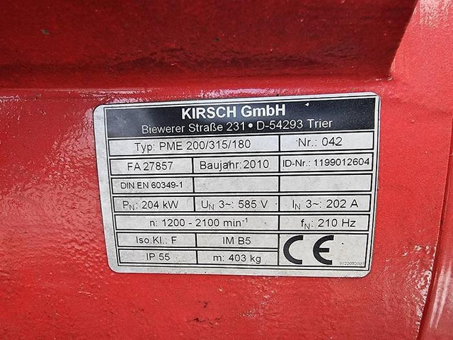 Generator set Iveco Tector Kirsch Gmbh PME200/315/180: picture 9