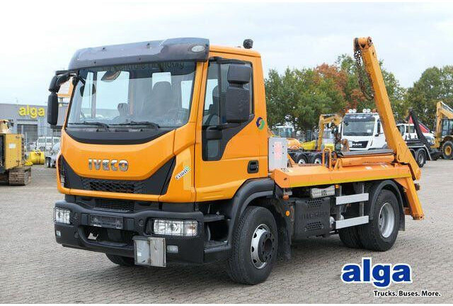 Iveco 160 E EuroCargo 4x2, VDL P-10, teleskop., Funk - Skip loader truck: picture 1 Iveco 160 E EuroCargo 4x2, VDL P-10, teleskop., Funk - Skip loader truck: picture 1