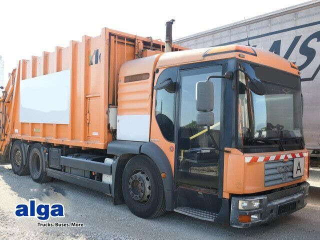 MAN 26.350 TGA/Haller 24 m³./Klima/4 Sitze - Garbage truck: picture 1 MAN 26.350 TGA/Haller 24 m³./Klima/4 Sitze - Garbage truck: picture 1