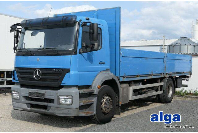 Mercedes-Benz 1833 L Axor 4x2, 7.200mm lang, AHK, Gerüst,Klima - Dropside/ Flatbed truck: picture 1 Mercedes-Benz 1833 L Axor 4x2, 7.200mm lang, AHK, Gerüst,Klima - Dropside/ Flatbed truck: picture 1
