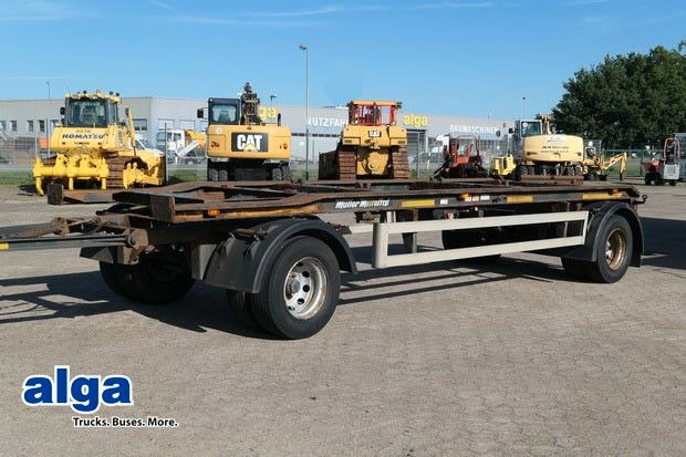Müller-Mitteltal RA-T 18,0, Außenroller, Container, BPW, Behälter - Roll-off/ Skip trailer: picture 1 Müller-Mitteltal RA-T 18,0, Außenroller, Container, BPW, Behälter - Roll-off/ Skip trailer: picture 1