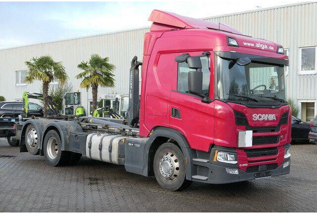 Scania G 450 6x2, Meiller RL 18.65, Retarder,Alu-Felgen - Hook lift truck: picture 3 Scania G 450 6x2, Meiller RL 18.65, Retarder,Alu-Felgen - Hook lift truck: picture 3