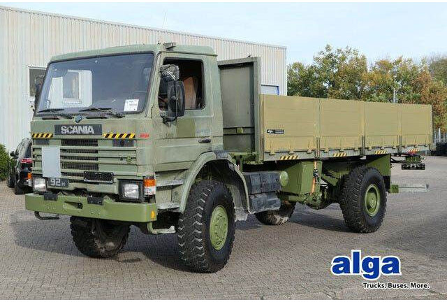 Scania P92HK 4x4, Allrad, Einzelbereifung, Klima, 40tkm - Dropside/ Flatbed truck: picture 1 Scania P92HK 4x4, Allrad, Einzelbereifung, Klima, 40tkm - Dropside/ Flatbed truck: picture 1
