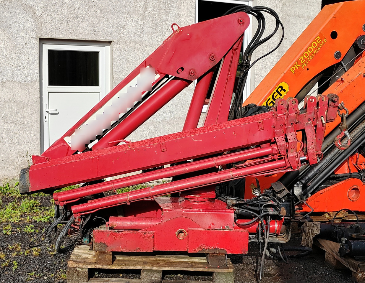 HMF 403 K4 light crane, outreach 11 m, Ladekran, Kran PALFINGER... - Truck mounted crane: picture 2 HMF 403 K4 light crane, outreach 11 m, Ladekran, Kran PALFINGER... - Truck mounted crane: picture 2