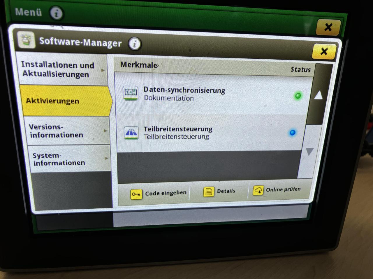 John Deere 4240 Display - Navigation system for Agricultural machinery: picture 5 John Deere 4240 Display - Navigation system for Agricultural machinery: picture 5