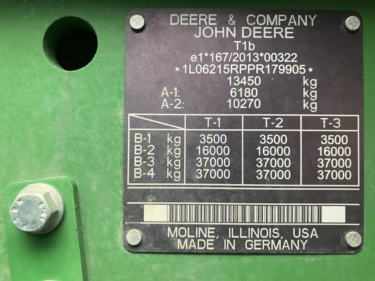 John Deere 6R 215 leasing John Deere 6R 215: picture 8