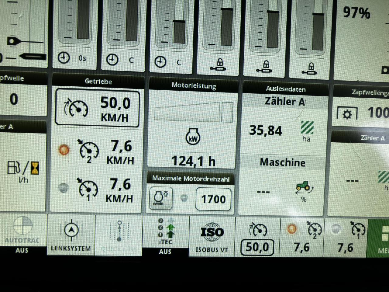Farm tractor John Deere 7R 350: picture 11