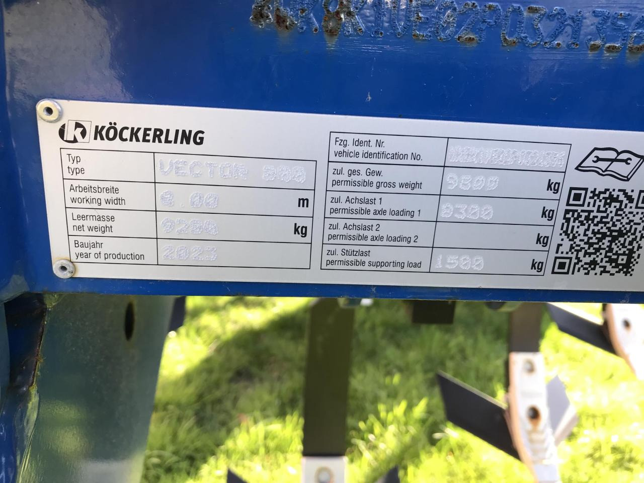 Köckerling Vector 800 - Cultivator: picture 2 Köckerling Vector 800 - Cultivator: picture 2