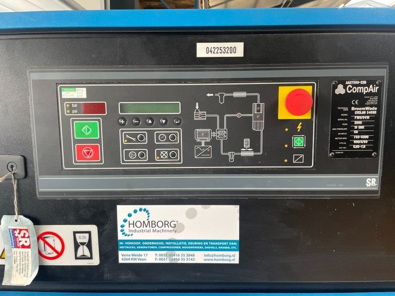 Compair Cyclon 345 SR, 58 kW Hz-geregeld, 7900 L/min. 13 Bar schroefcompressor - Air compressor: picture 4 Compair Cyclon 345 SR, 58 kW Hz-geregeld, 7900 L/min. 13 Bar schroefcompressor - Air compressor: picture 4