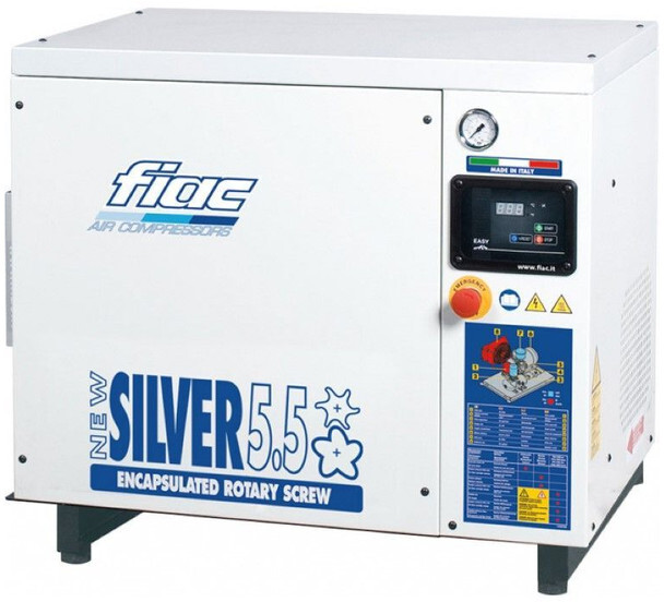 Fiac New Silver 3 Silent 2.2 kW 3 PK 280 L / min 10 Bar Elektrische Schroefcompressor - Air compressor: picture 1 Fiac New Silver 3 Silent 2.2 kW 3 PK 280 L / min 10 Bar Elektrische Schroefcompressor - Air compressor: picture 1