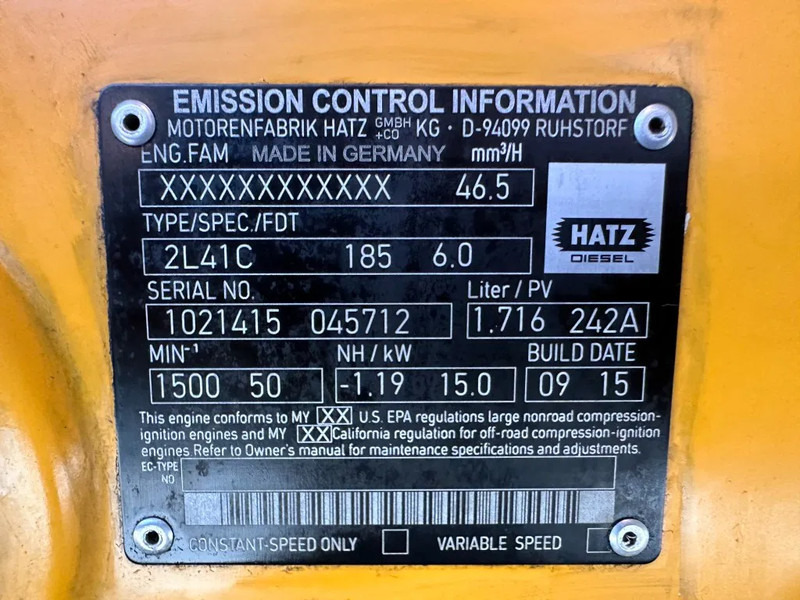 Hatz 2L41C Stamford 17.5 kVA Silentpack generatorset - Generator set: picture 4 Hatz 2L41C Stamford 17.5 kVA Silentpack generatorset - Generator set: picture 4