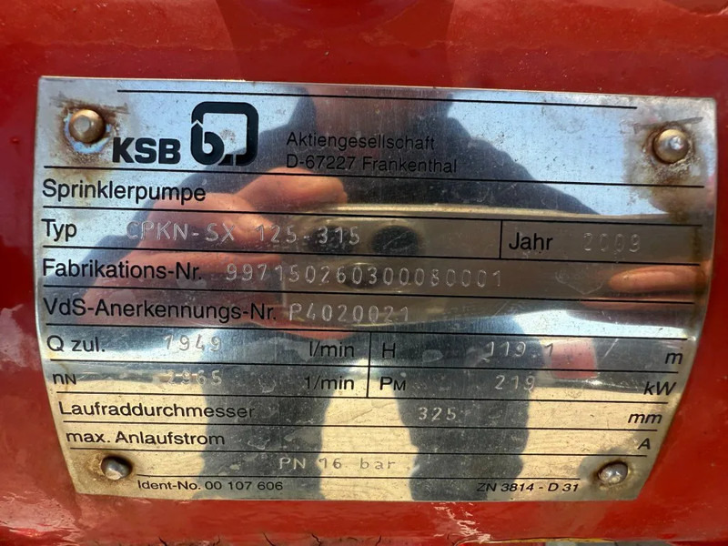 Iveco Iveco FPT NEF 67 KSB Diesel met Waterpomp 476 m3 / h 12 Bar - Water pump: picture 5 Iveco Iveco FPT NEF 67 KSB Diesel met Waterpomp 476 m3 / h 12 Bar - Water pump: picture 5