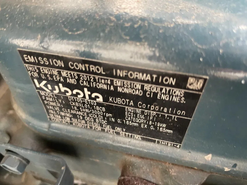 Air compressor Kaeser M27 Kubota 2,7 m3 / min 7 Bar 18 kW Mobiele Silent Diesel Compressor: picture 8