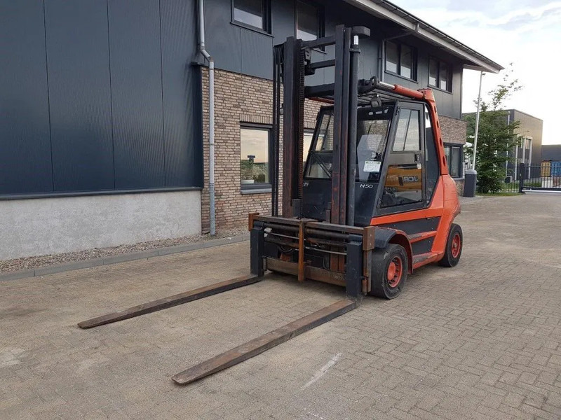 Linde H50D 5 ton Diesel Duplex Sideshift Positioner Heftruck - Diesel forklift: picture 3 Linde H50D 5 ton Diesel Duplex Sideshift Positioner Heftruck - Diesel forklift: picture 3