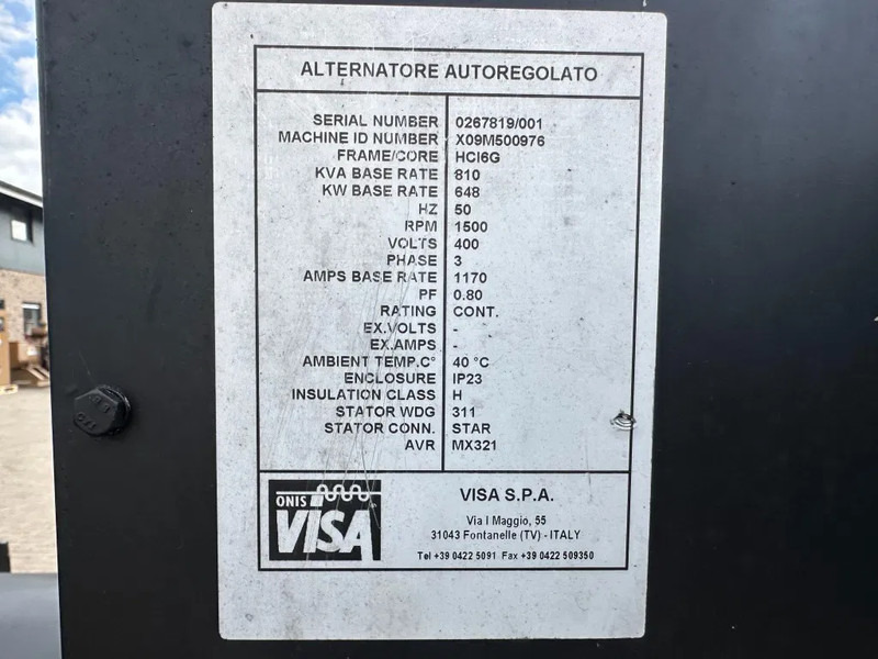 MTU 12V 2000 Stamford 810 kVA generatorset - Generator set: picture 4 MTU 12V 2000 Stamford 810 kVA generatorset - Generator set: picture 4