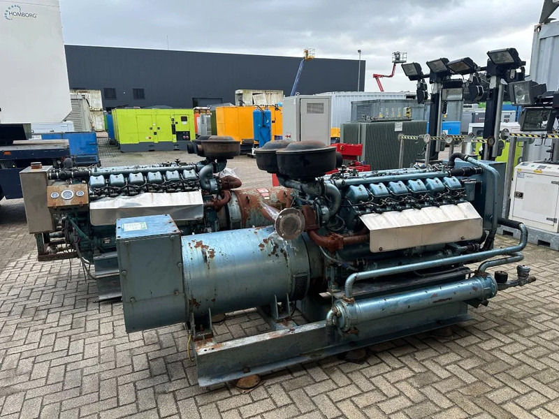 MWM TD 232 V12 Jeumont Schneider 215 kVA noodstroom generatorset - Generator set: picture 4 MWM TD 232 V12 Jeumont Schneider 215 kVA noodstroom generatorset - Generator set: picture 4