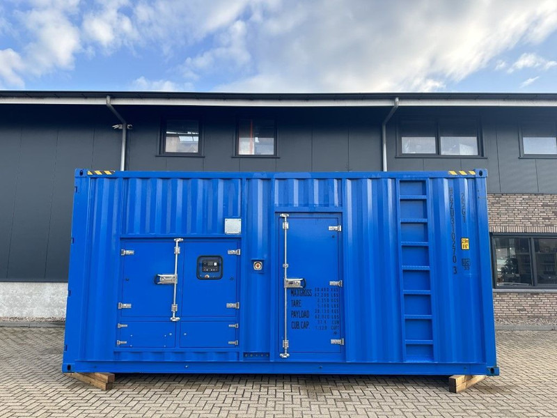 Mitsubishi S12H-PTA Leroy Somer 1100 kVA Supersilent generatorset in 20 ft container New ! - Generator set: picture 1 Mitsubishi S12H-PTA Leroy Somer 1100 kVA Supersilent generatorset in 20 ft container New ! - Generator set: picture 1