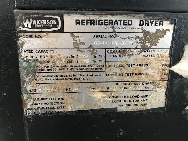 Wilkerson 07-FH-P00 Airdryer / luchtdroger 4000 L/min. - Air compressor: picture 3 Wilkerson 07-FH-P00 Airdryer / luchtdroger 4000 L/min. - Air compressor: picture 3